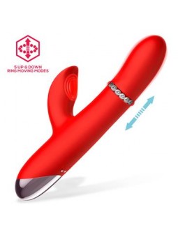 VIBRADOR DUPLO COM ANEL DE...